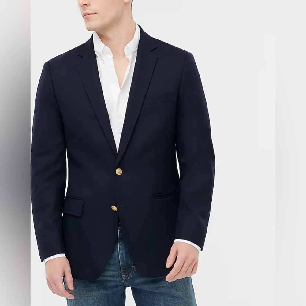 J. Crew Factory Slim Fit Thomson University Blazer 38R
